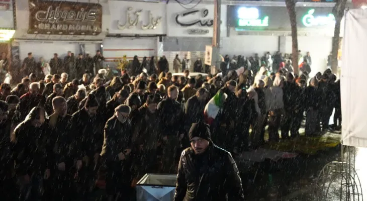 لحظه تحویل سال در خیابان‌ها و میادین فردیس