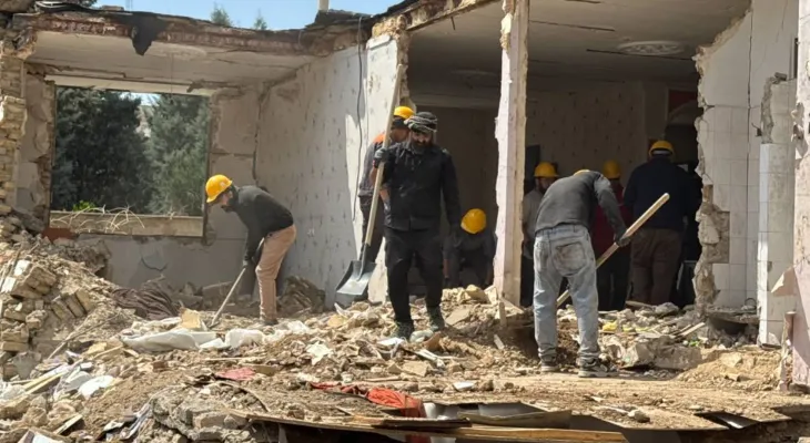 آغاز عملیات آواربرداری و بازسازی در شهرک‌وحدت فردیس