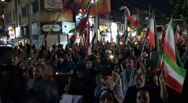 ۱۲۴ شب حماسه اقتدار و ایستادگی فردیسی‌ها درخیابان