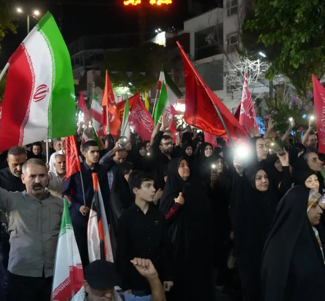 صحنه همبستگی فردیسی‌ها در صدوچهل‌ونهمین تجمع اقتداروایستادگی