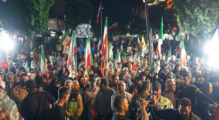 حماسه حضور فردیسی‌ها در صدوپنجاه‌ودومین تجمع اقتداروایستادگی فردیس