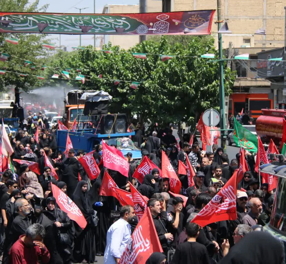 اجتماع باشکوه جاماندگان اربعین‌حسینی در فردیس برگزار شد
